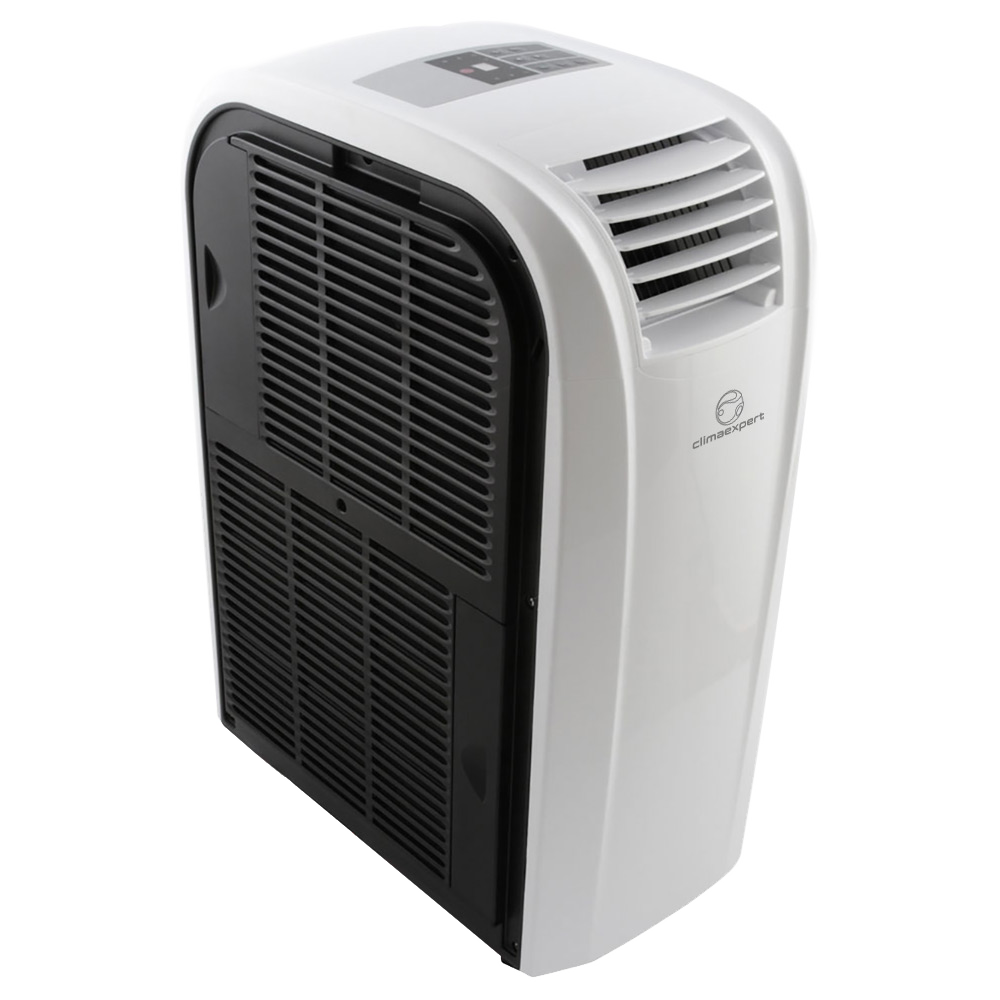 Mobiles Klimagerät ClimaExpert Allrounder in elegantem Design – leistungsstarke mobile Klimaanlage für Schweizer Wohnungen, Büros und Serverräume